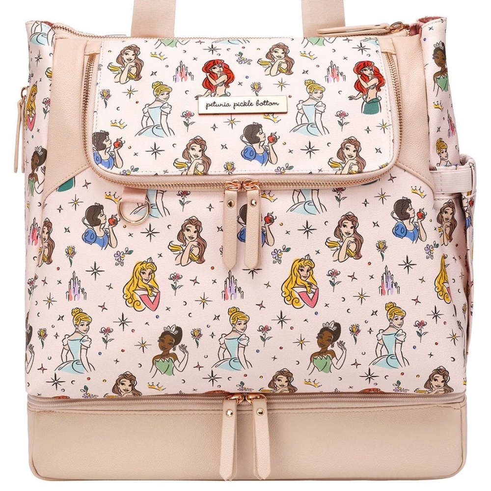 New w/ Tags Petunia Pickle Bottom Disney Princess Pivot Backpack/Diaper Bag